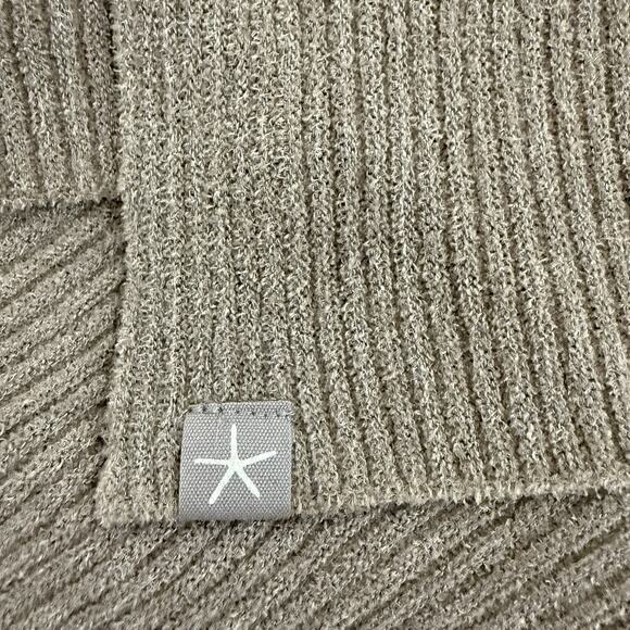 Barefoot Dreams Cozy Chic Ultra Lite Hi/Low Poncho S/M Beach Rock Tie Sides - Picture 6 of 9